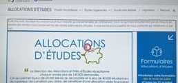 Allocations d'études : diminution du montant